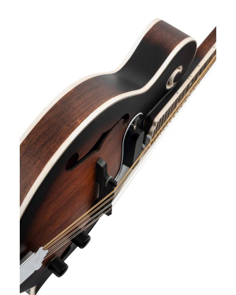 Ortega RMFE30-WB Americana Series F-Style Mandolin 8 String - Spruce / Maple Satin Whiskey Burst