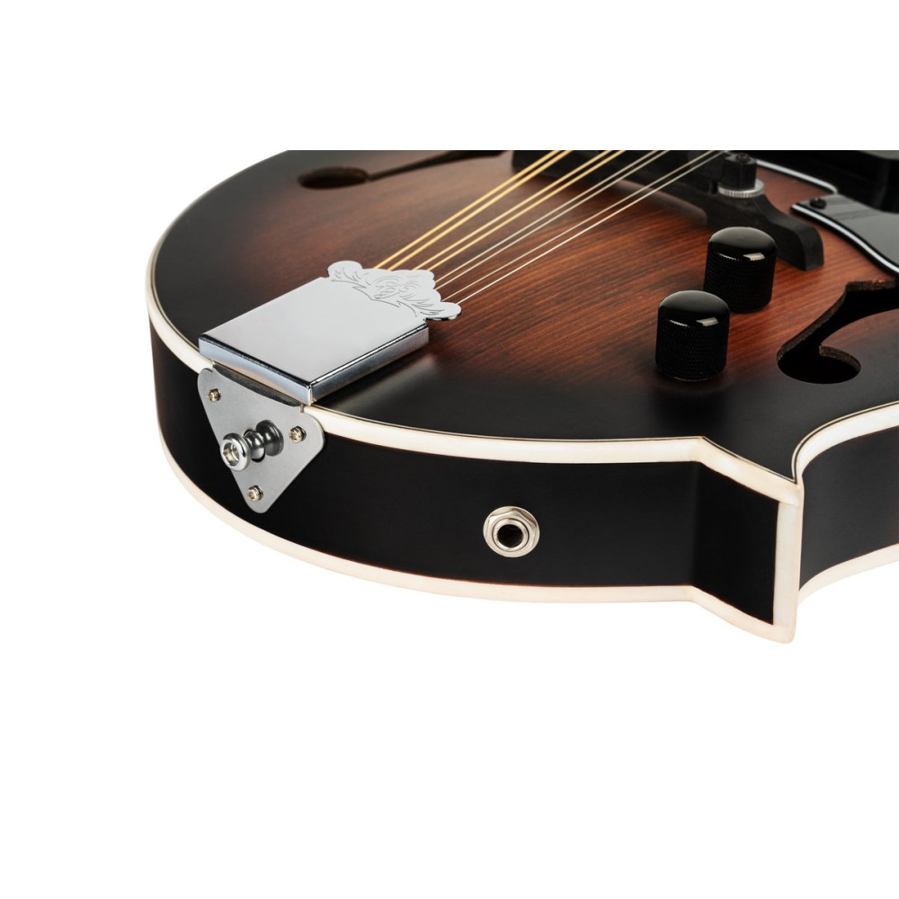 Ortega RMFE30-WB Americana Series F-Style Mandolin 8 String - Spruce / Maple Satin Whiskey Burst