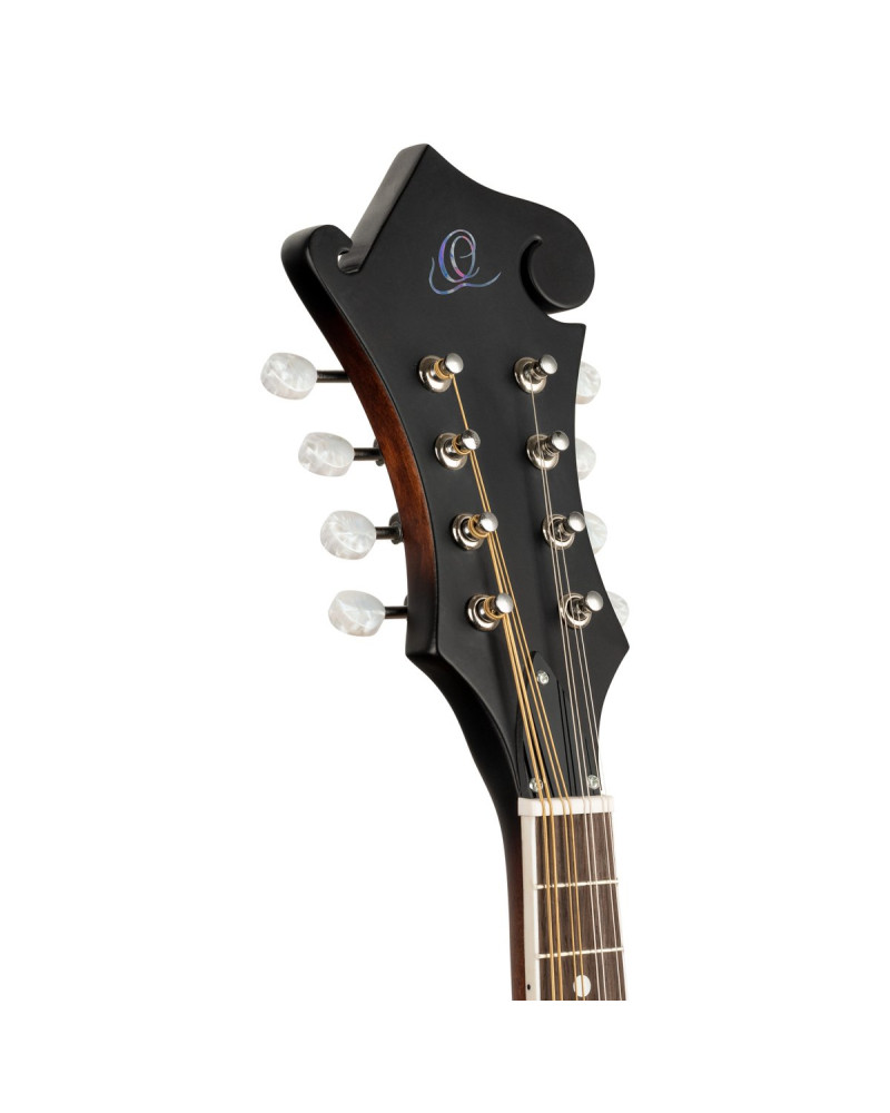 Ortega RMFE30-WB Americana Series F-Style Mandolin 8 String - Spruce / Maple Satin Whiskey Burst