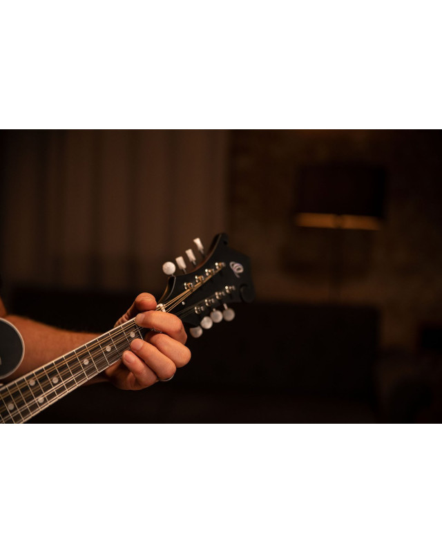 Ortega RMFE30-WB Americana Series F-Style Mandolin 8 String - Spruce / Maple Satin Whiskey Burst