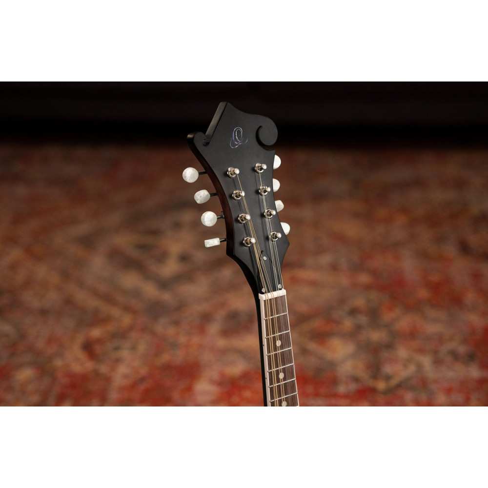 Ortega RMFE30-WB Americana Series F-Style Mandolin 8 String - Spruce / Maple Satin Whiskey Burst
