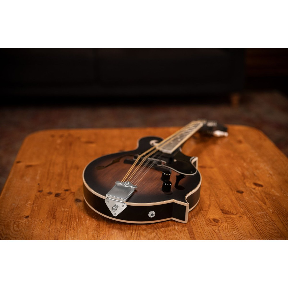 Ortega RMFE30-WB Americana Series F-Style Mandolin 8 String - Spruce / Maple Satin Whiskey Burst