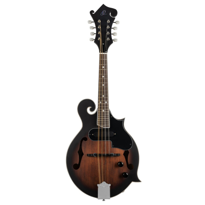 Ortega RMFE30-WB Americana Series F-Style Mandolin 8 String - Spruce / Maple Satin Whiskey Burst