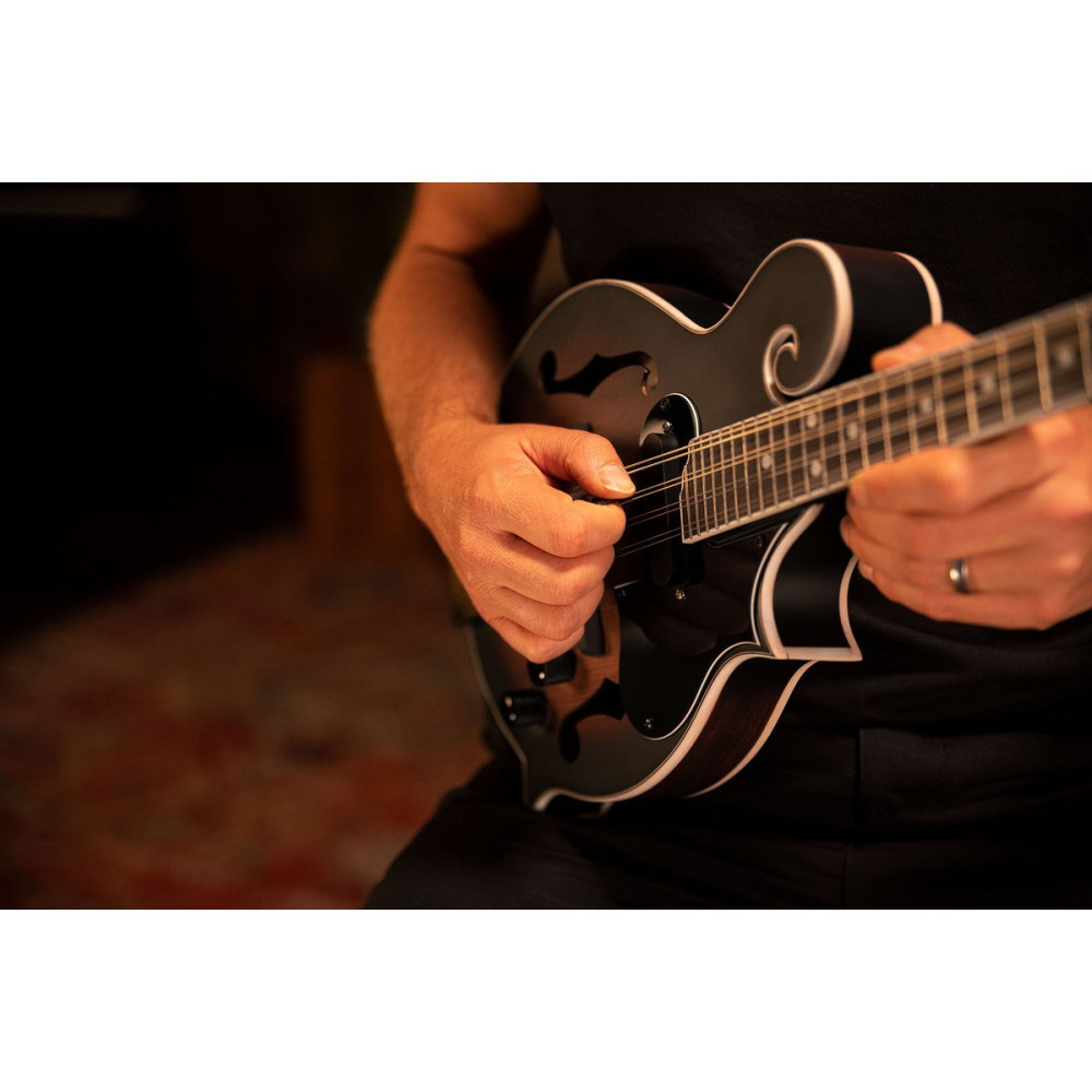 Ortega RMFE30-WB Americana Series F-Style Mandolin 8 String - Spruce / Maple Satin Whiskey Burst