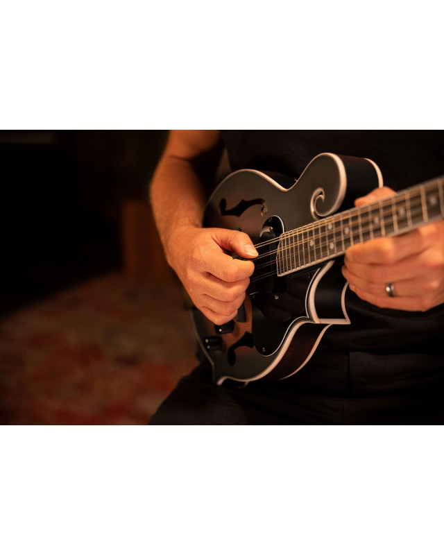 Ortega RMFE30-WB Americana Series F-Style Mandolin 8 String - Spruce / Maple Satin Whiskey Burst