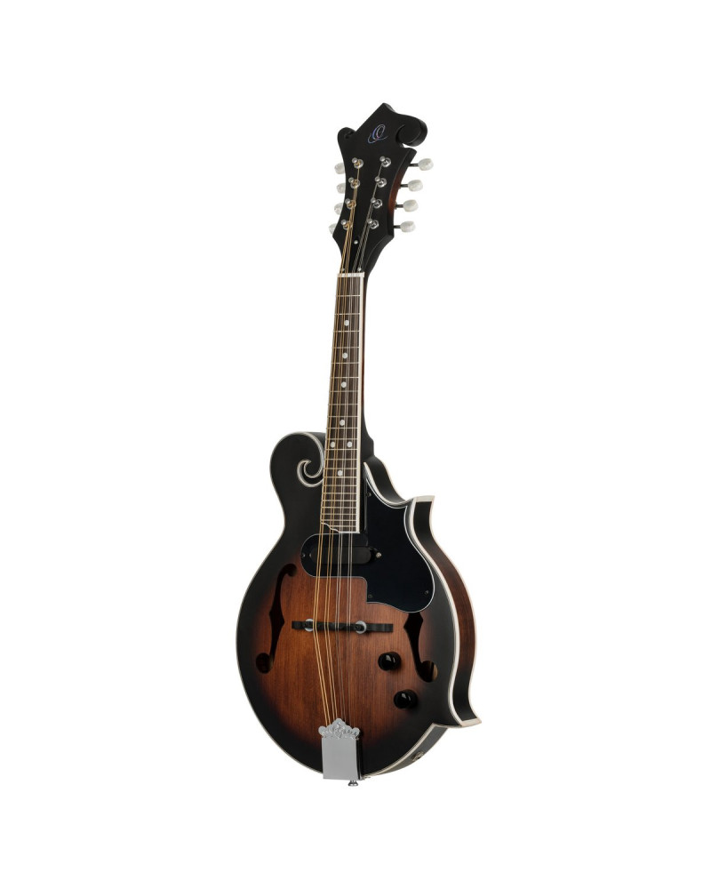 Ortega RMFE30-WB Americana Series F-Style Mandolin 8 String - Spruce / Maple Satin Whiskey Burst