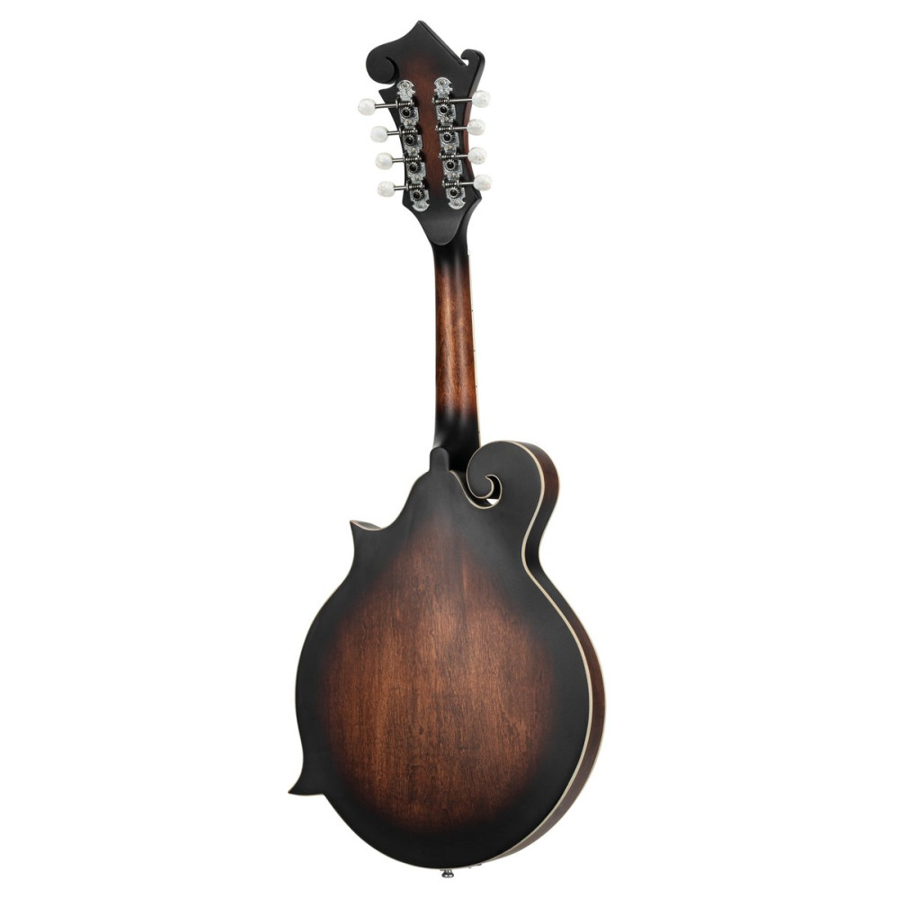 Ortega RMFE30-WB Americana Series F-Style Mandolin 8 String - Spruce / Maple Satin Whiskey Burst