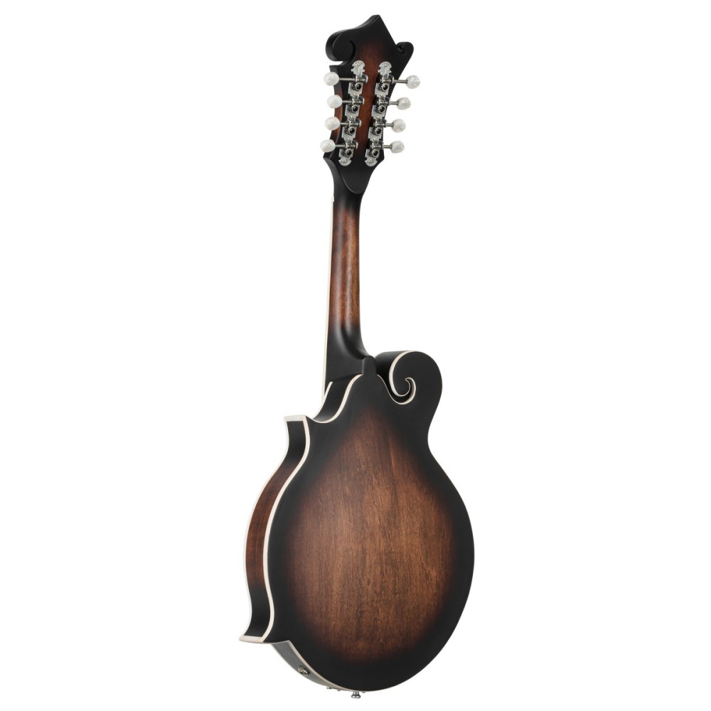 Ortega RMFE30-WB Americana Series F-Style Mandolin 8 String - Spruce / Maple Satin Whiskey Burst
