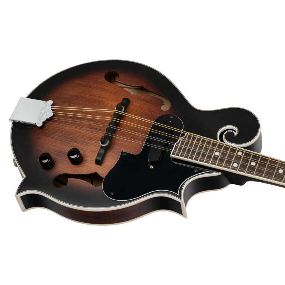 Ortega RMFE30-WB Americana Series F-Style Mandolin 8 String - Spruce / Maple Satin Whiskey Burst