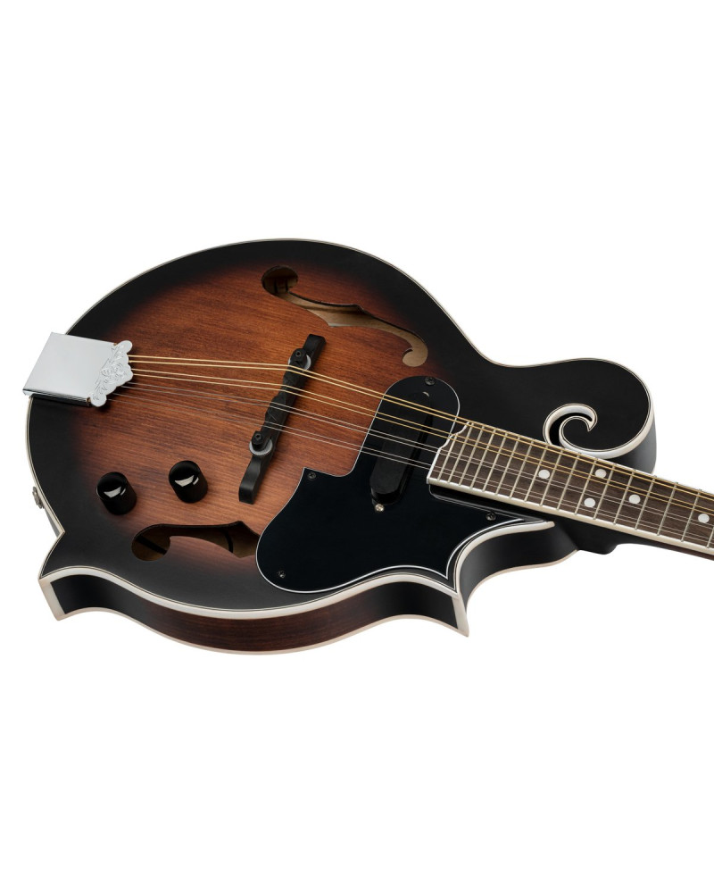 Ortega RMFE30-WB Americana Series F-Style Mandolin 8 String - Spruce / Maple Satin Whiskey Burst