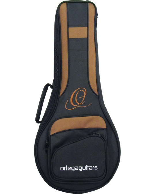 Ortega RMFE40SBK F-Style Series Mandoline 8 String - Spruce / Maple Black + Bag