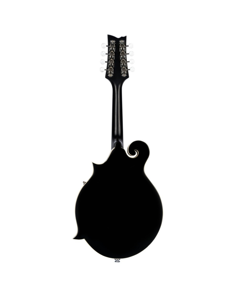 Ortega RMFE40SBK F-Style Series Mandoline 8 String - Spruce / Maple Black + Bag