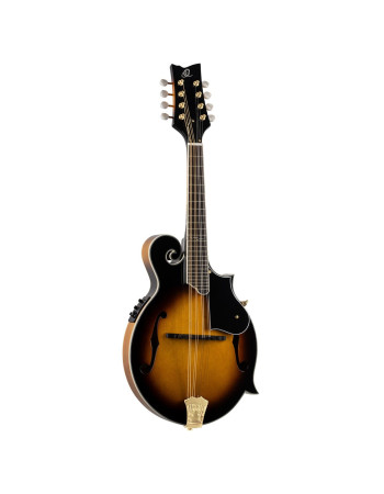 Ortega RMFE90TS F-Style Series Mandolin 8 String - Spruce / Maple Tobacco Sunburst
