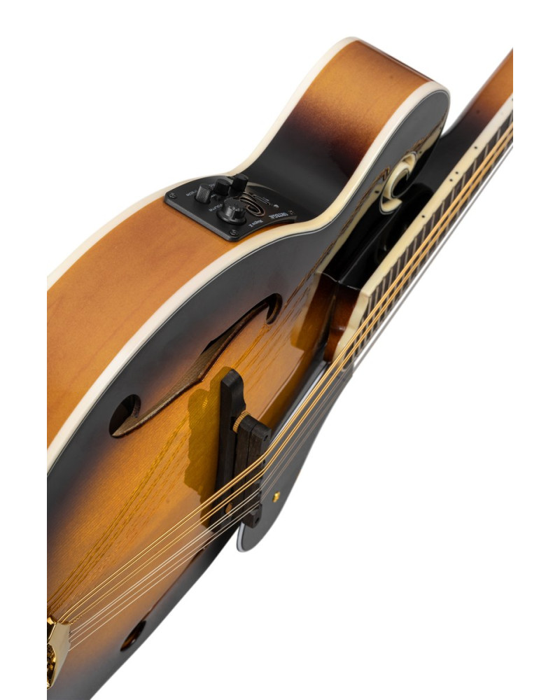Ortega RMFE90TS F-Style Series Mandolin 8 String - Spruce / Maple Tobacco Sunburst
