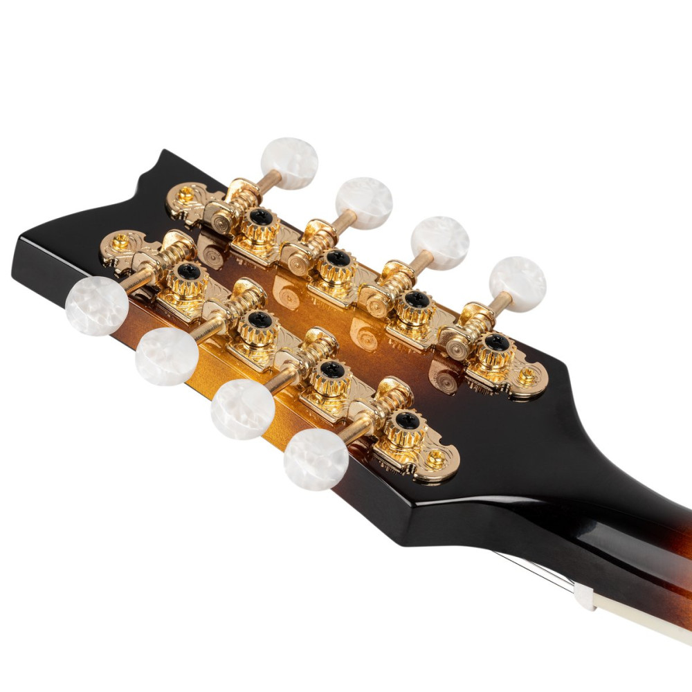Ortega RMFE90TS F-Style Series Mandolin 8 String - Spruce / Maple Tobacco Sunburst