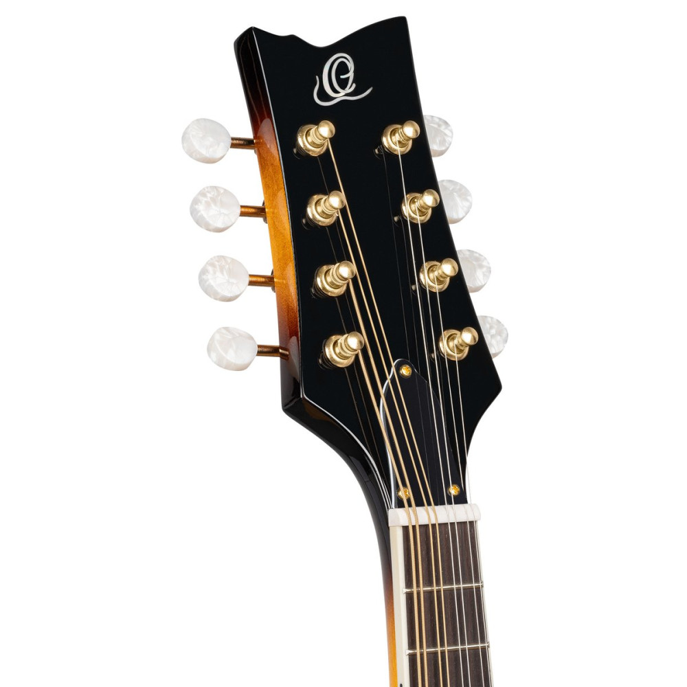Ortega RMFE90TS F-Style Series Mandolin 8 String - Spruce / Maple Tobacco Sunburst