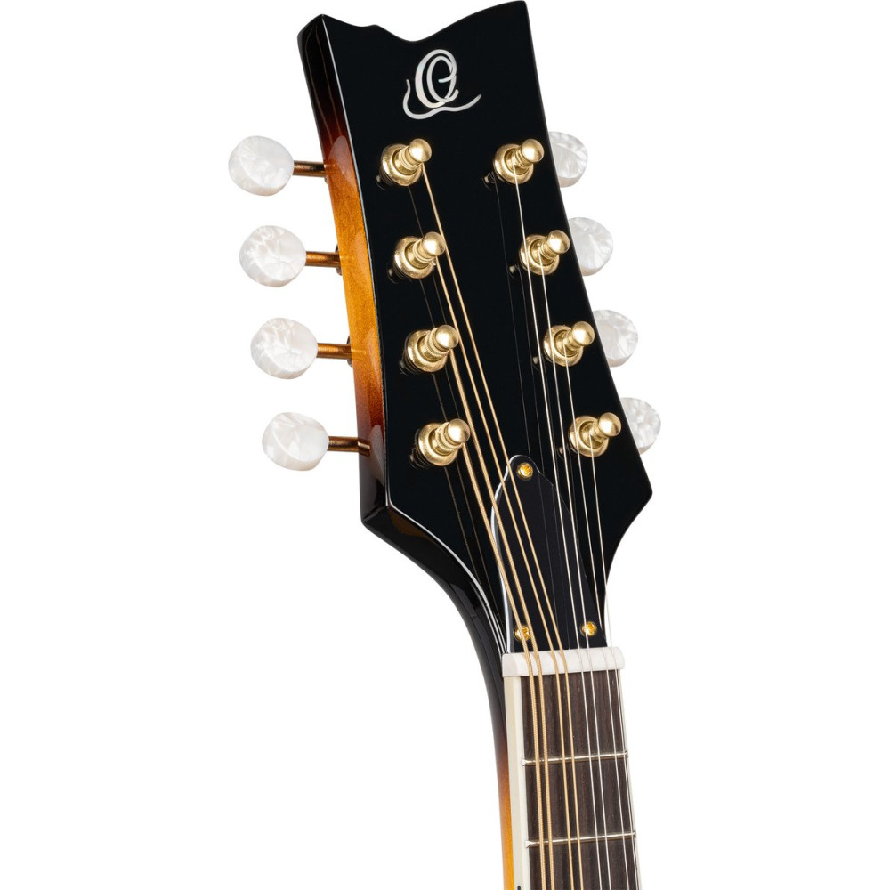 Ortega RMFE90TS F-Style Series Mandolin 8 String - Spruce / Maple Tobacco Sunburst