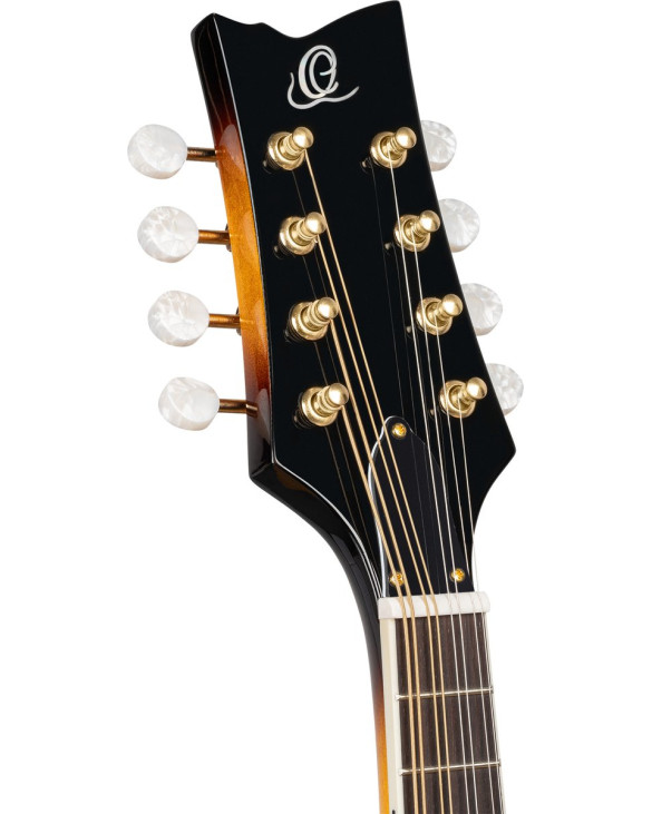 Ortega RMFE90TS F-Style Series Mandolin 8 String - Spruce / Maple Tobacco Sunburst