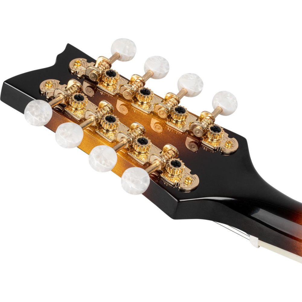 Ortega RMFE90TS F-Style Series Mandolin 8 String - Spruce / Maple Tobacco Sunburst