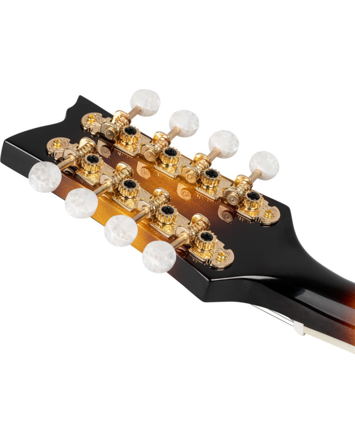 Ortega RMFE90TS F-Style Series Mandolin 8 String - Spruce / Maple Tobacco Sunburst