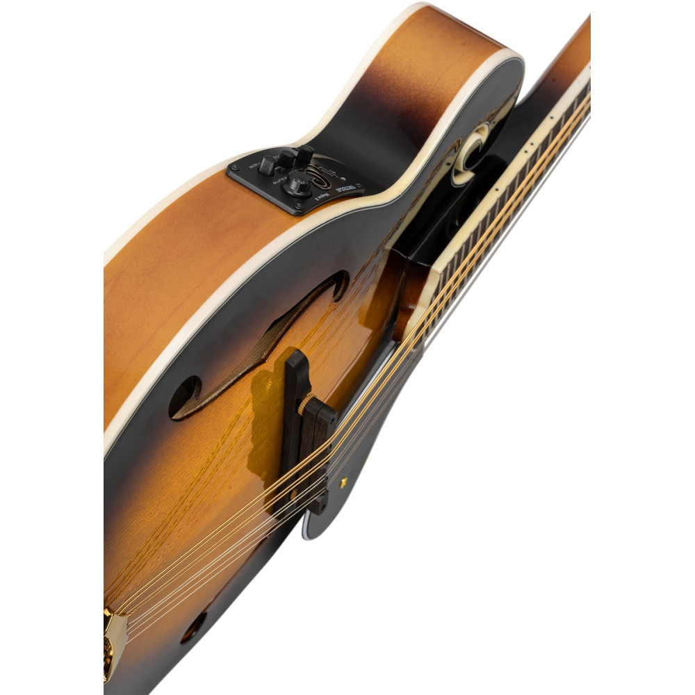 Ortega RMFE90TS F-Style Series Mandolin 8 String - Spruce / Maple Tobacco Sunburst