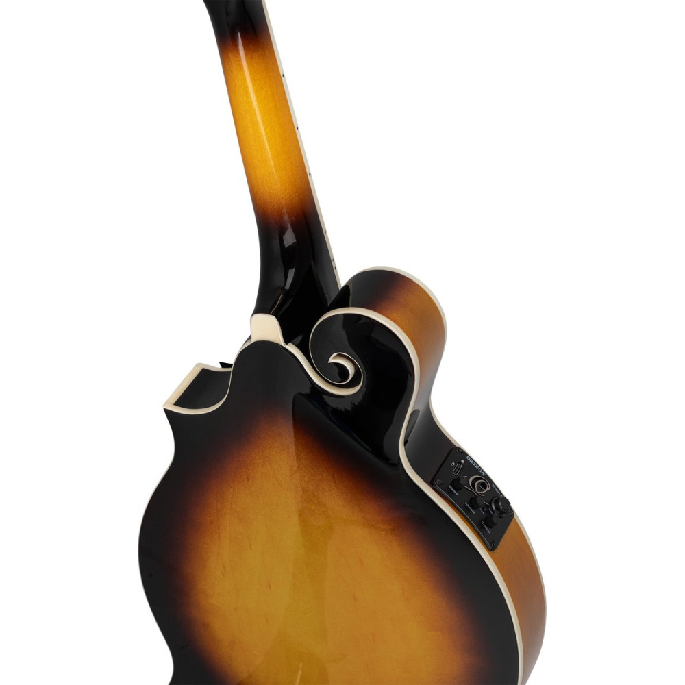 Ortega RMFE90TS F-Style Series Mandolin 8 String - Spruce / Maple Tobacco Sunburst
