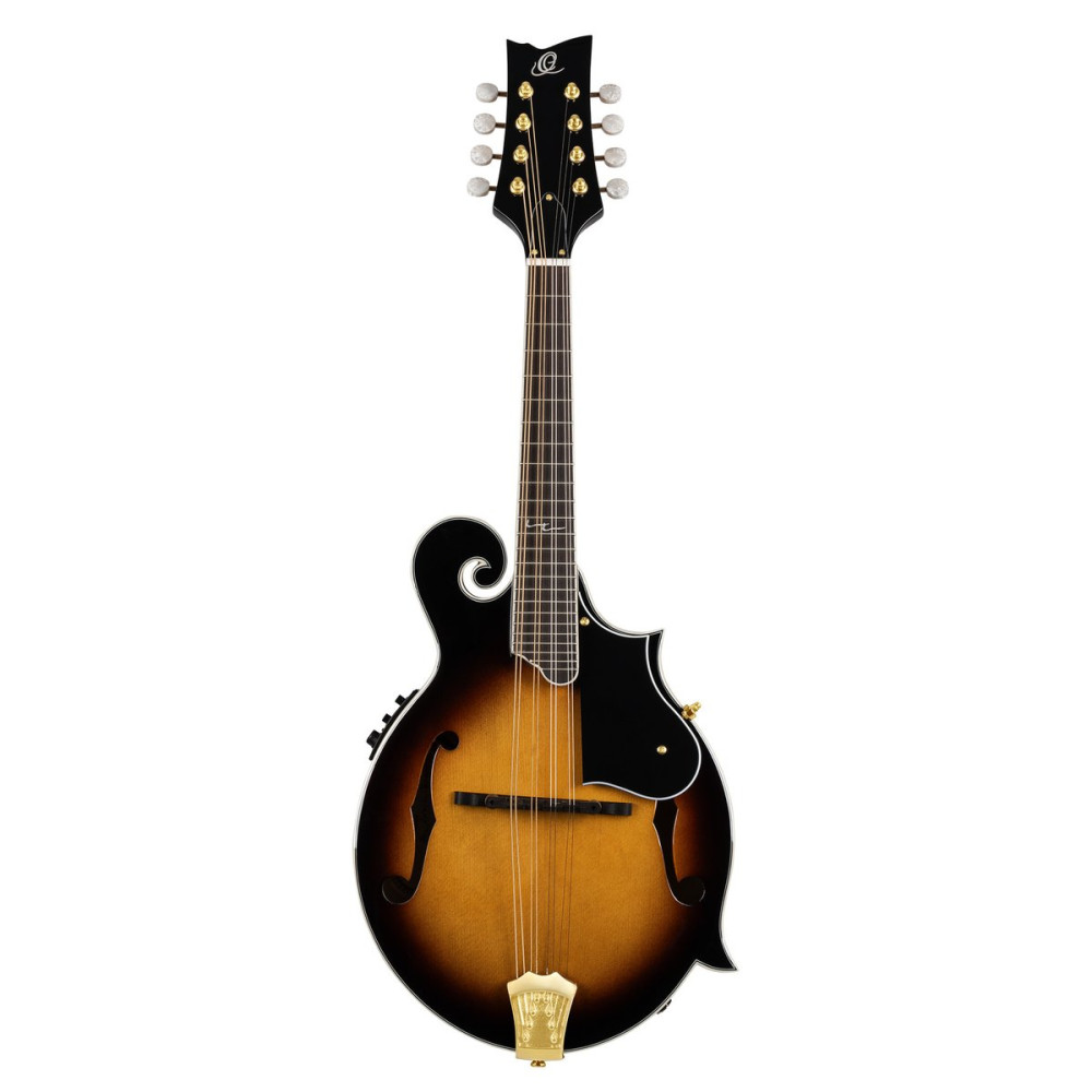 Ortega RMFE90TS F-Style Series Mandolin 8 String - Spruce / Maple Tobacco Sunburst