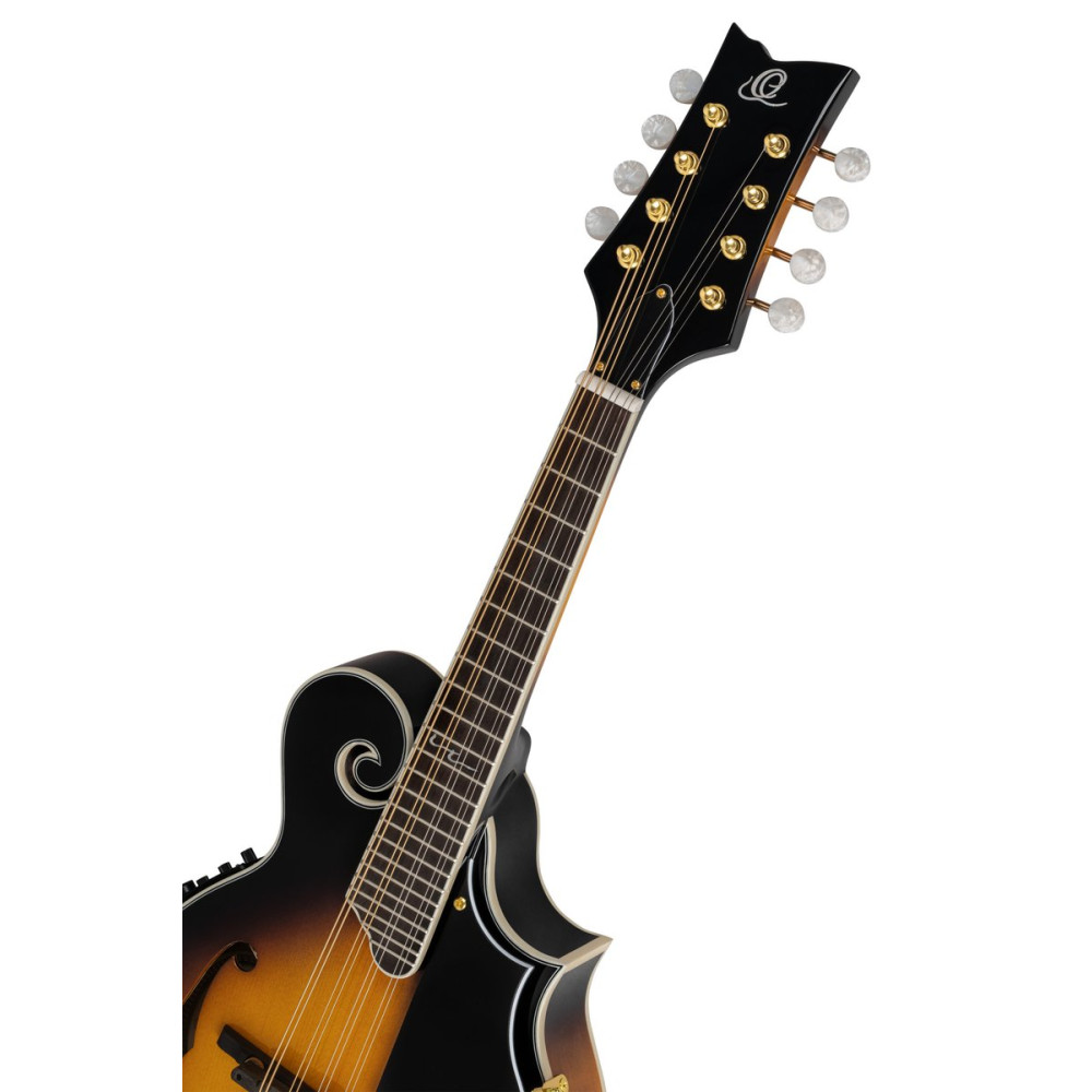 Ortega RMFE90TS F-Style Series Mandolin 8 String - Spruce / Maple Tobacco Sunburst