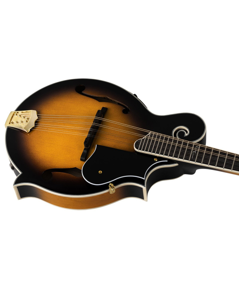 Ortega RMFE90TS F-Style Series Mandolin 8 String - Spruce / Maple Tobacco Sunburst
