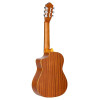 Ortega RQ38 Requinto Series Pro 1/2 Acoustic Guitar 6-String - Natural + Gig Bag
