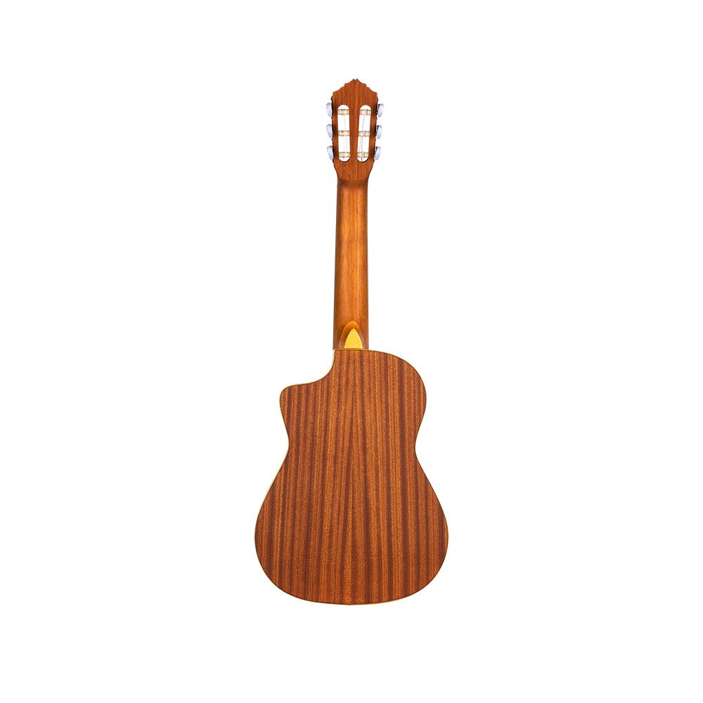 Ortega RQ38 Requinto Series Pro 1/2 Acoustic Guitar 6-String - Natural + Gig Bag
