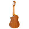 Ortega RQ38 Requinto Series Pro 1/2 Acoustic Guitar 6-String - Natural + Gig Bag