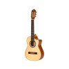 Ortega RQ38 Requinto Series Pro 1/2 Acoustic Guitar 6-String - Natural + Gig Bag