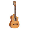 Ortega RQ39 Requinto Series Pro 1/2 Acoustic Guitar 6-String - Natural + Gig Bag