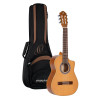 Ortega RQ39 Requinto Series Pro 1/2 Acoustic Guitar 6-String - Natural + Gig Bag
