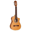 Ortega RQ39E Requinto Series Pro 1/2 Acoustic Guitar 6-String - Natural + Gig Bag