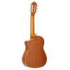 Ortega RQ39E Requinto Series Pro 1/2 Acoustic Guitar 6-String - Natural + Gig Bag
