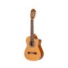 Ortega RQ39E Requinto Series Pro 1/2 Acoustic Guitar 6-String - Natural + Gig Bag