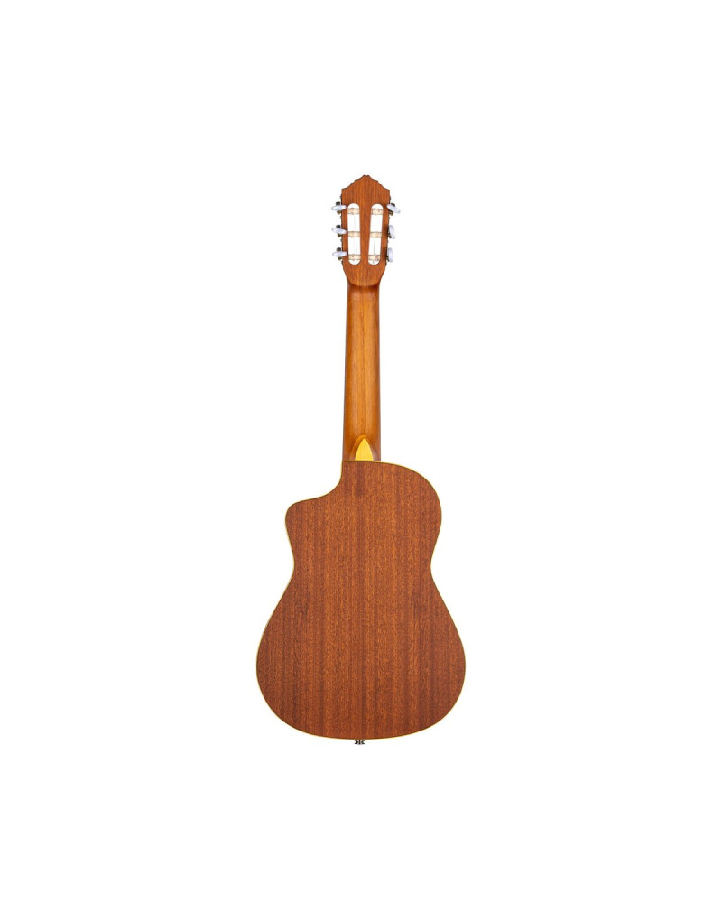 Ortega RQ39E Requinto Series Pro 1/2 Acoustic Guitar 6-String - Natural + Gig Bag