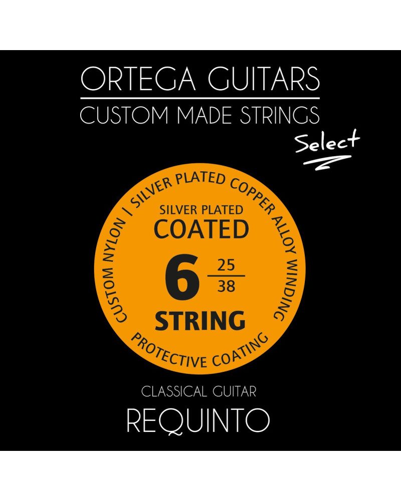 Ortega RQS Custom Made Strings Select String Set - Requinto Guitar 6 String