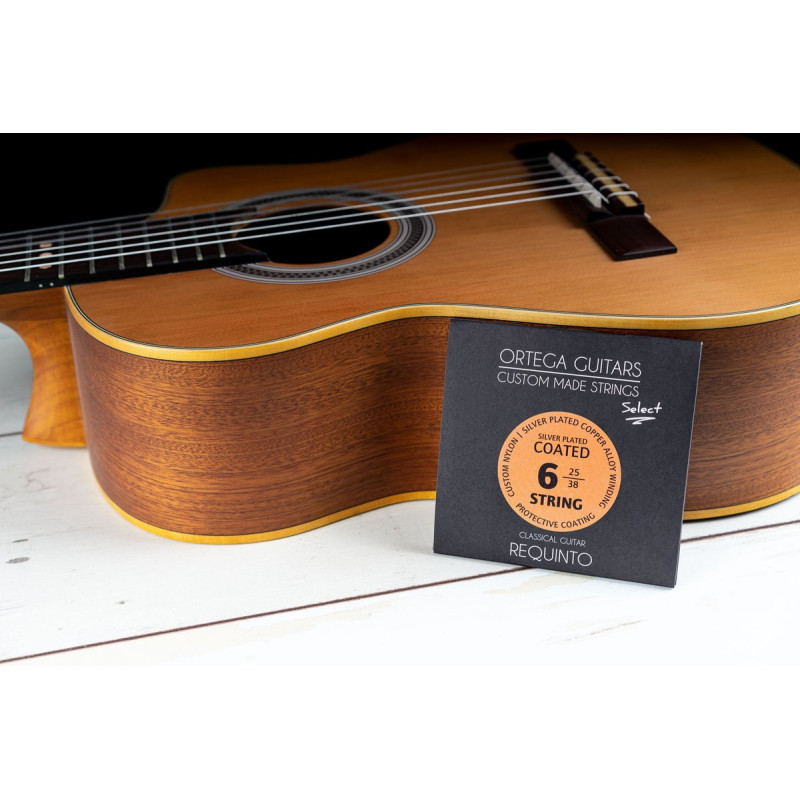 Ortega RQS Custom Made Strings Select String Set - Requinto Guitar 6 String