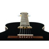 Ortega RRA-BKT Ranger Series 4/4 Nylon String Guitar 6-String - Black + Gig Bag