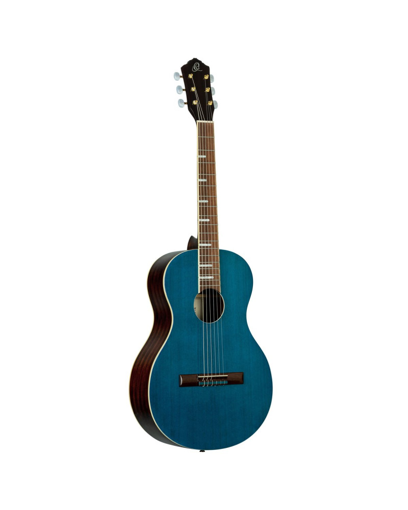 Ortega RRA-OCT Ranger Series 4/4 Nylon String Guitar 6-String - Ocean Blue + Gig Bag