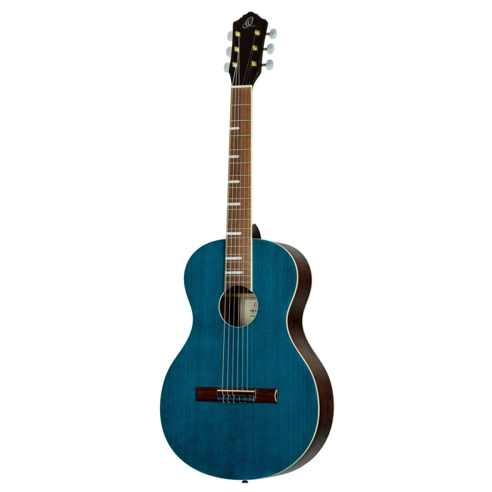 Ortega RRA-OCT Ranger Series 4/4 Nylon String Guitar 6-String - Ocean Blue + Gig Bag