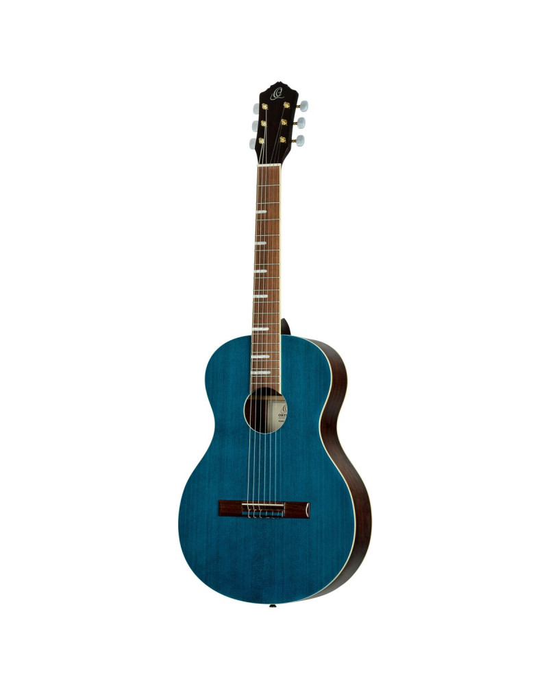 Ortega RRA-OCT Ranger Series 4/4 Nylon String Guitar 6-String - Ocean Blue + Gig Bag