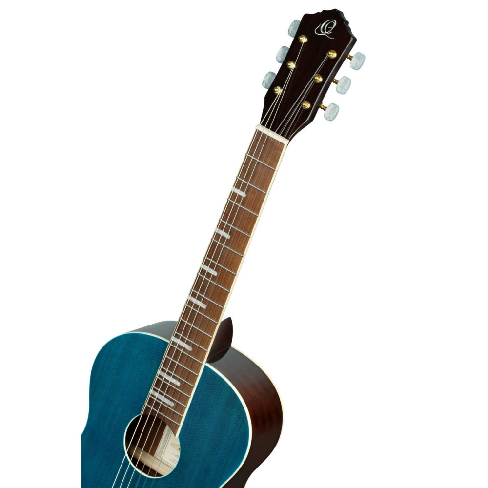 Ortega RRA-OCT Ranger Series 4/4 Nylon String Guitar 6-String - Ocean Blue + Gig Bag