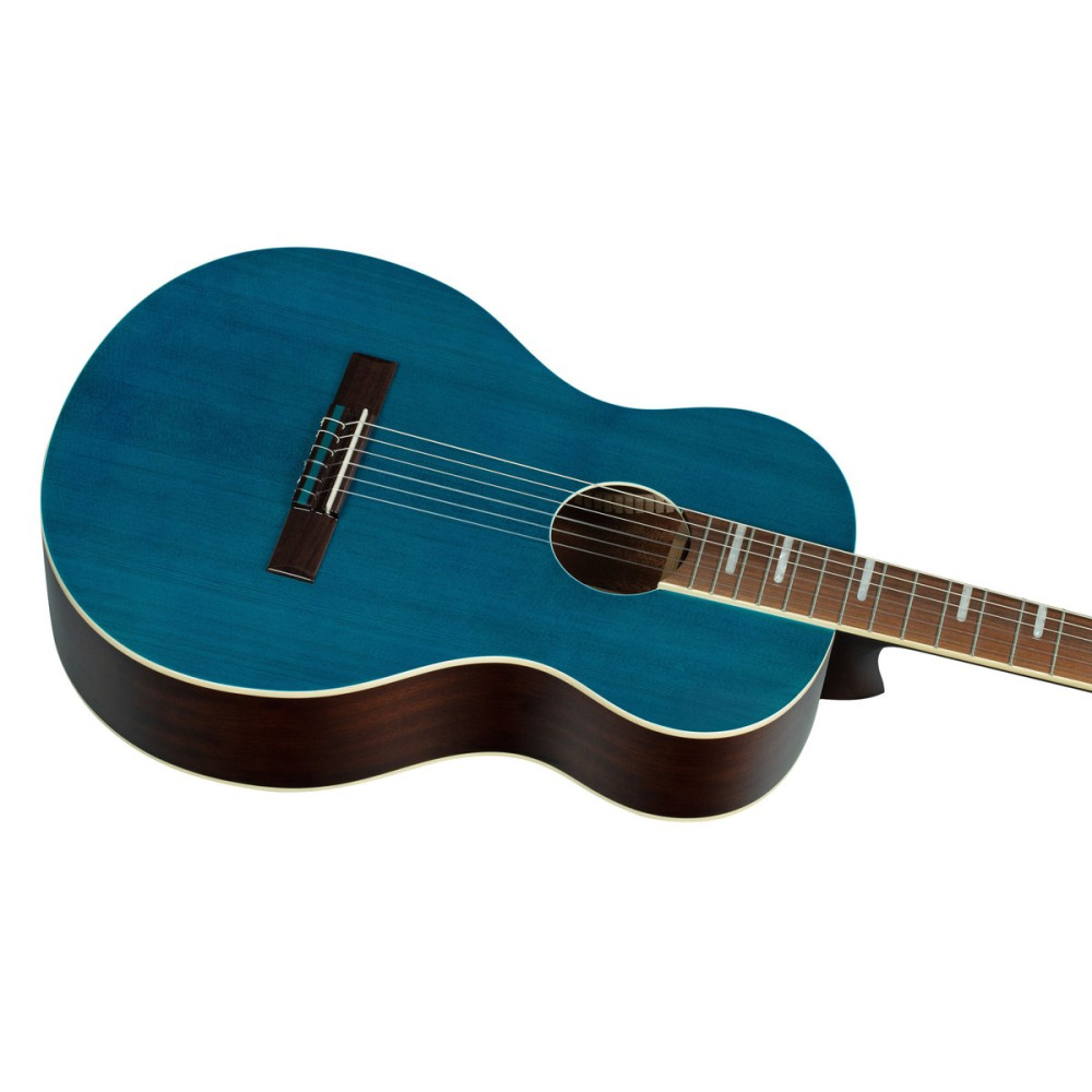 Ortega RRA-OCT Ranger Series 4/4 Nylon String Guitar 6-String - Ocean Blue + Gig Bag