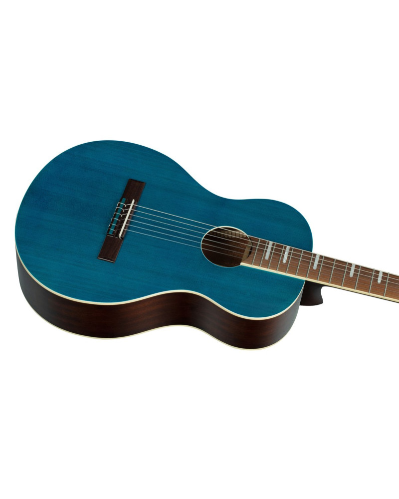 Ortega RRA-OCT Ranger Series 4/4 Nylon String Guitar 6-String - Ocean Blue + Gig Bag