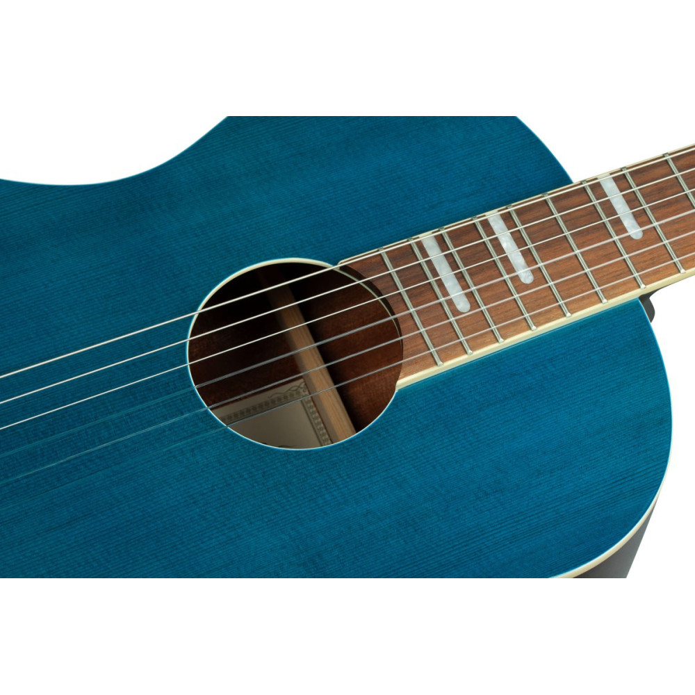 Ortega RRA-OCT Ranger Series 4/4 Nylon String Guitar 6-String - Ocean Blue + Gig Bag