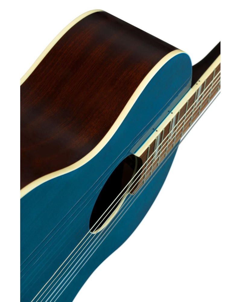 Ortega RRA-OCT Ranger Series 4/4 Nylon String Guitar 6-String - Ocean Blue + Gig Bag